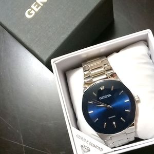 Brand new Geneva Luxury Diamond Watch